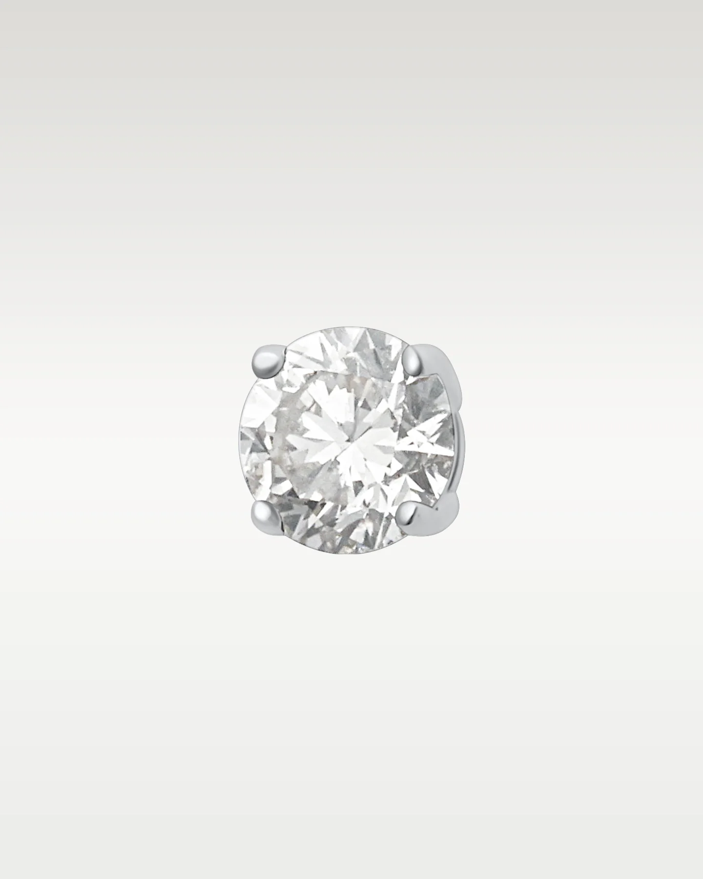 0.75ct Diamond Stud Earrings in 14K White Gold - Image 3