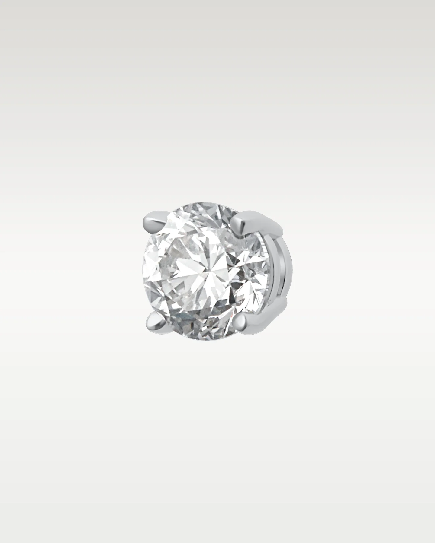 14k White Gold 1.40ct Diamond Stud Earrings - Image 3