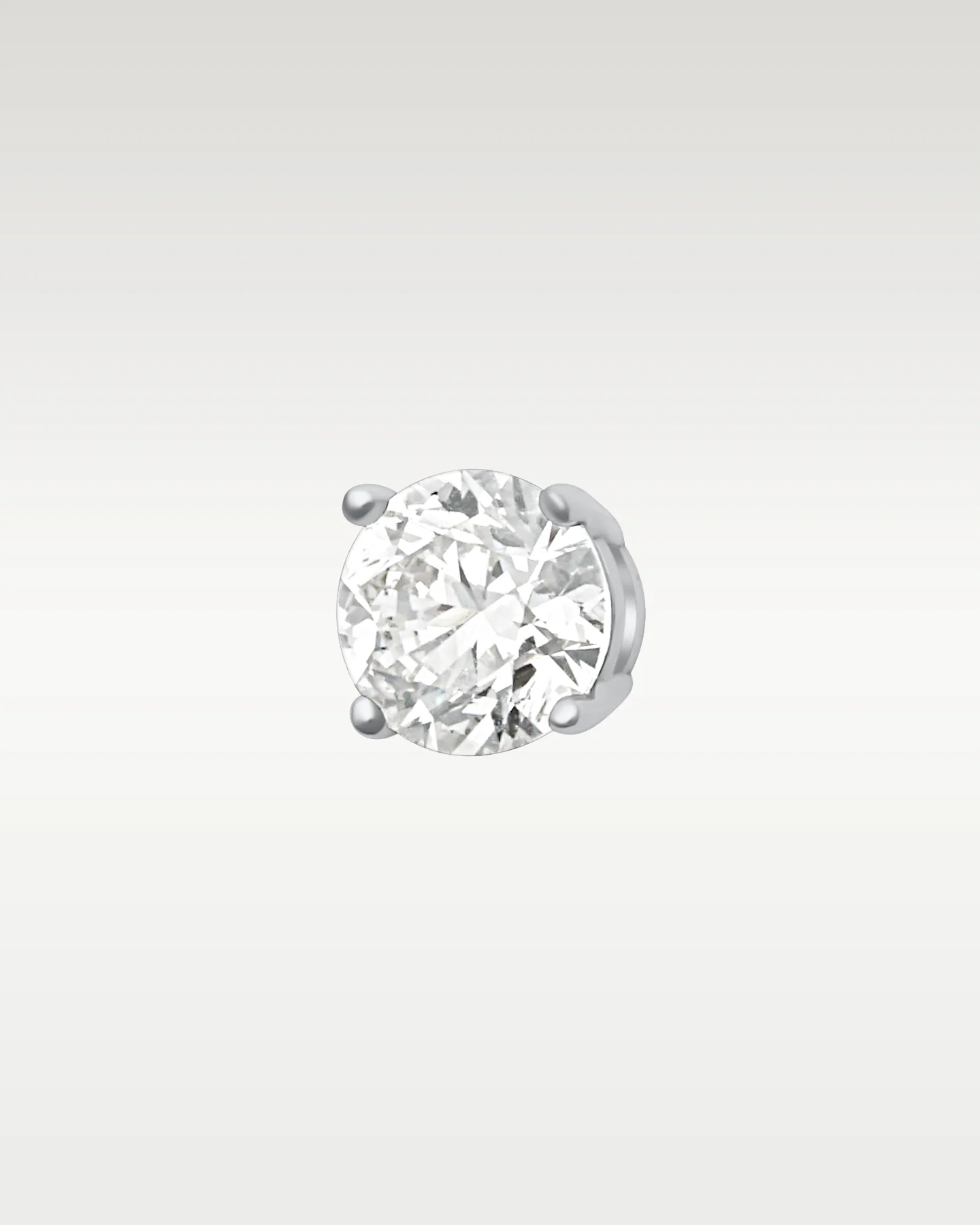 14K White Gold 1.80ct Diamond Stud Earrings - Image 3