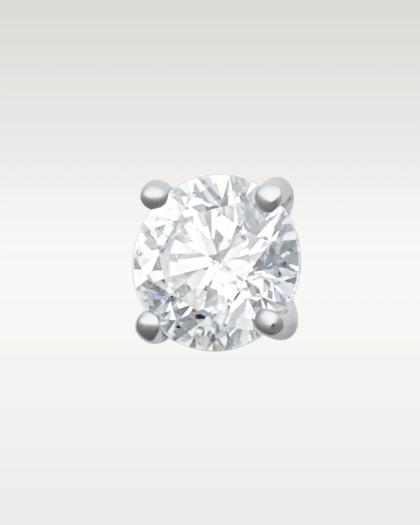 14K White Gold 1.80ct GIA-Certified Diamond Stud Earrings - Image 3