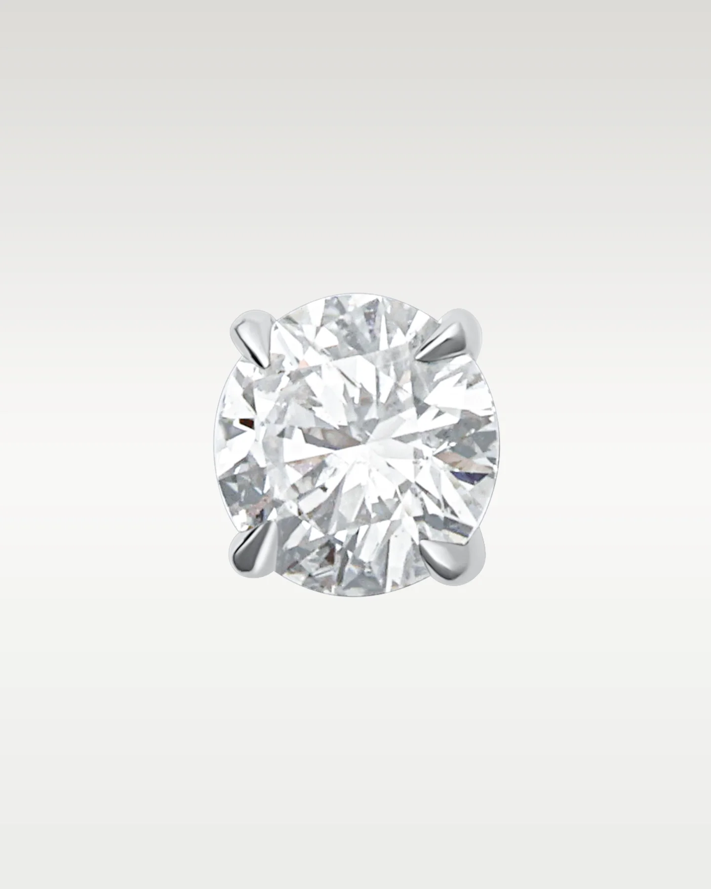 14K White Gold 2.06ct Diamond Stud Earrings - Image 3