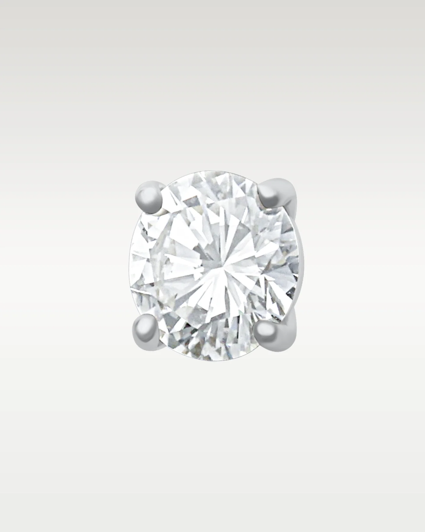 14K White Gold 2.29ct Diamond Stud Earrings - Image 3