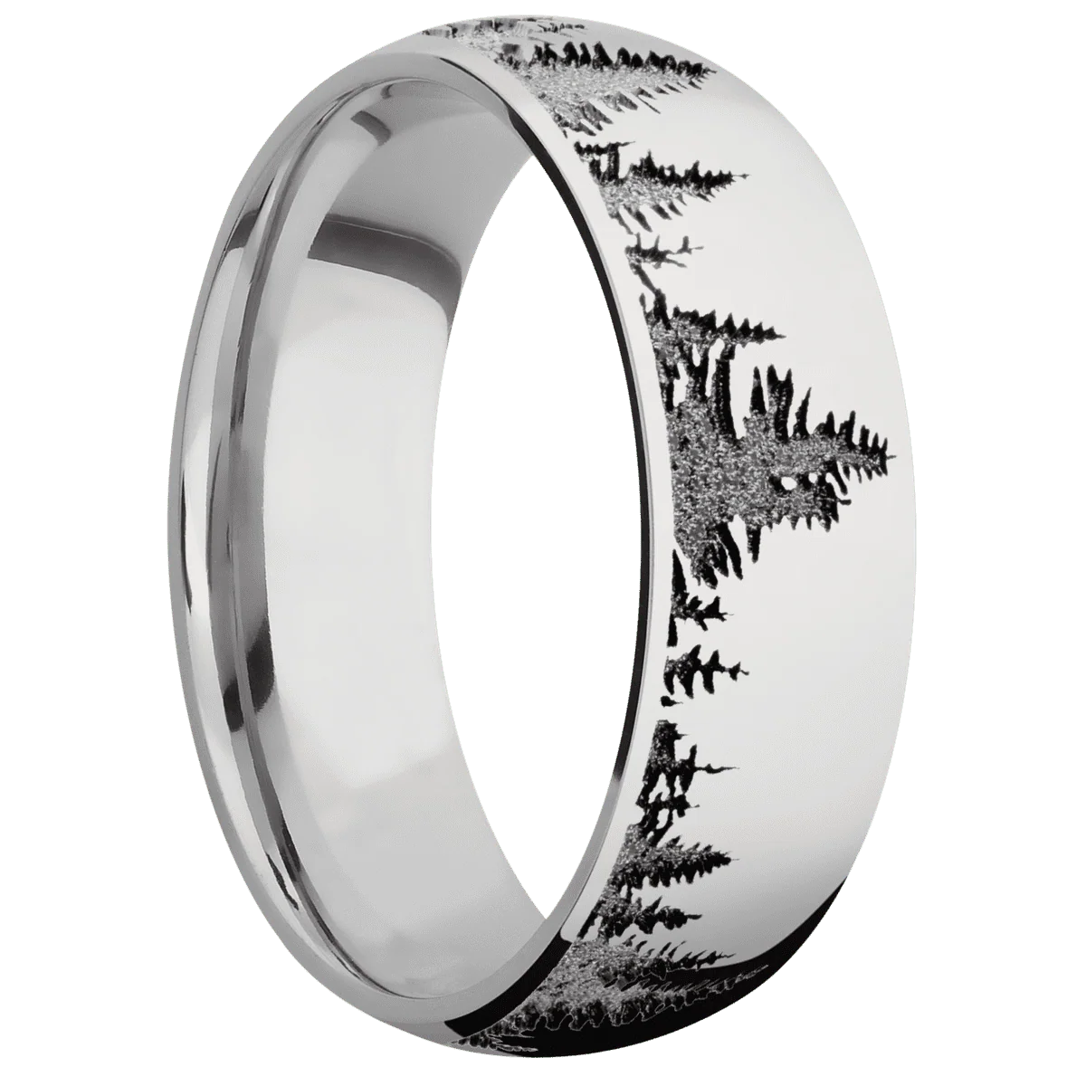 14K White Gold + Polish Finish