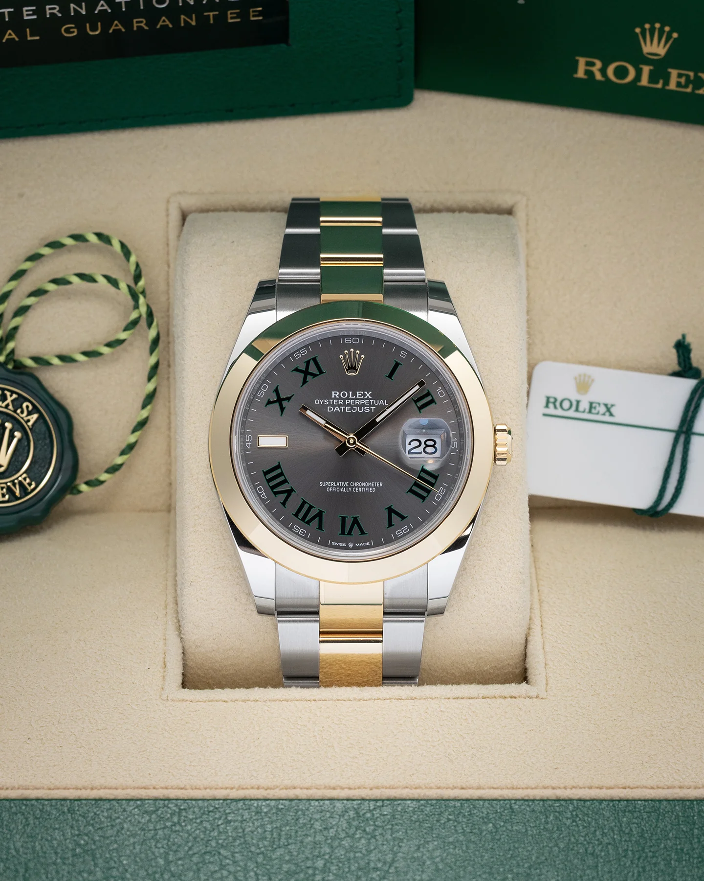 Rolex Datejust 126303 Wimbledon