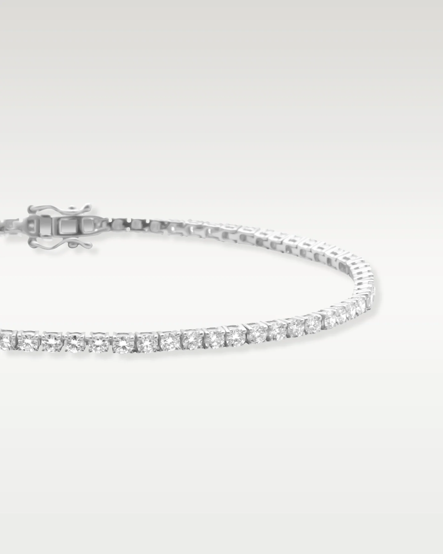White Gold 2.88ct Tennis Bracelet - Image 3